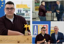 Fotograful CFR Cluj, Horvath Tamas, premiat la gala presei sportive din România